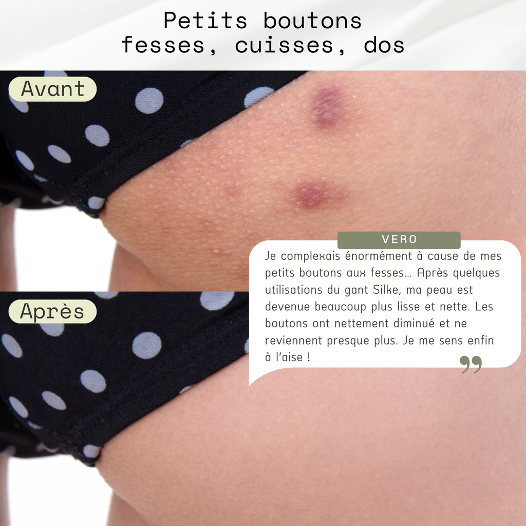 Gant exfoliant en soie