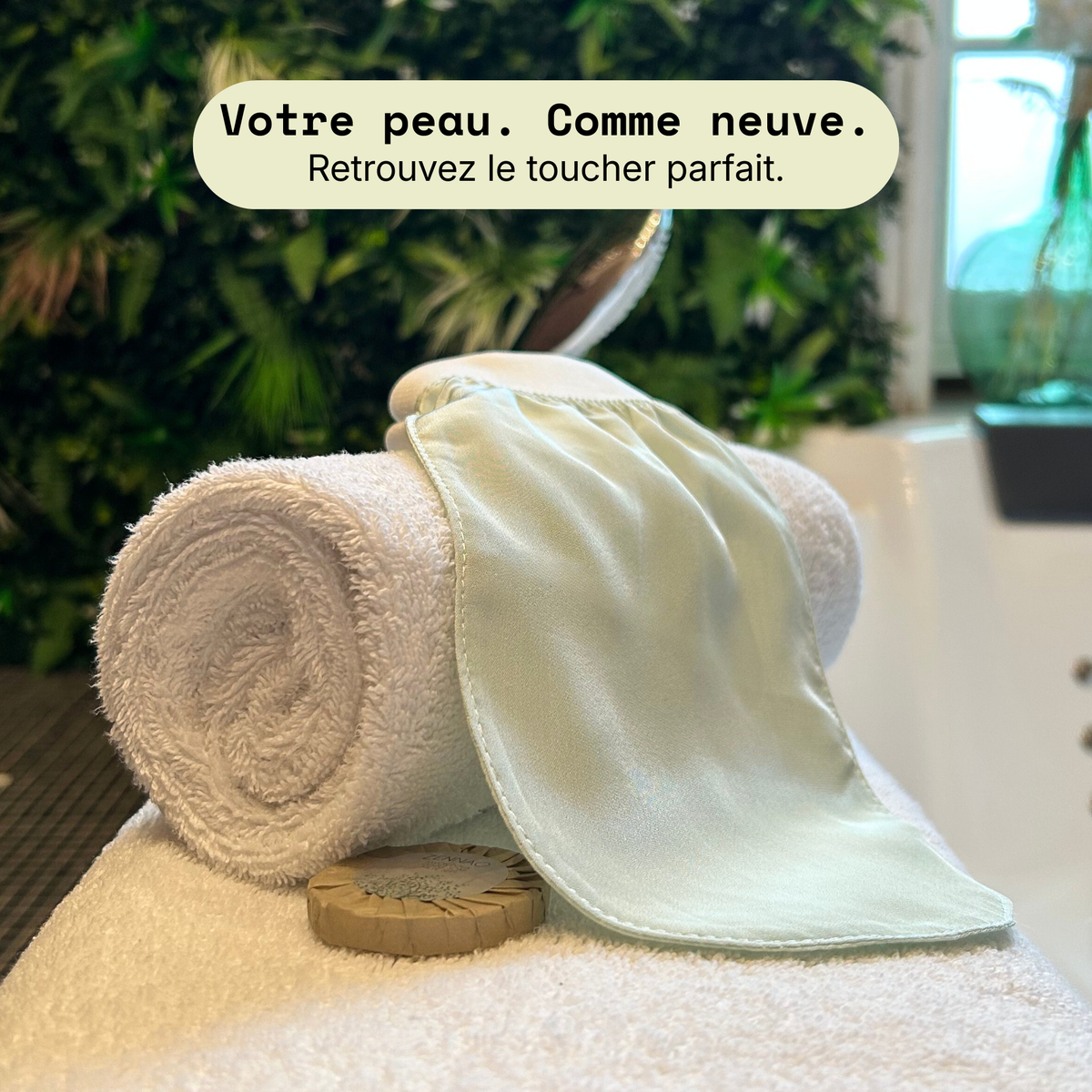 Gant exfoliant en soie