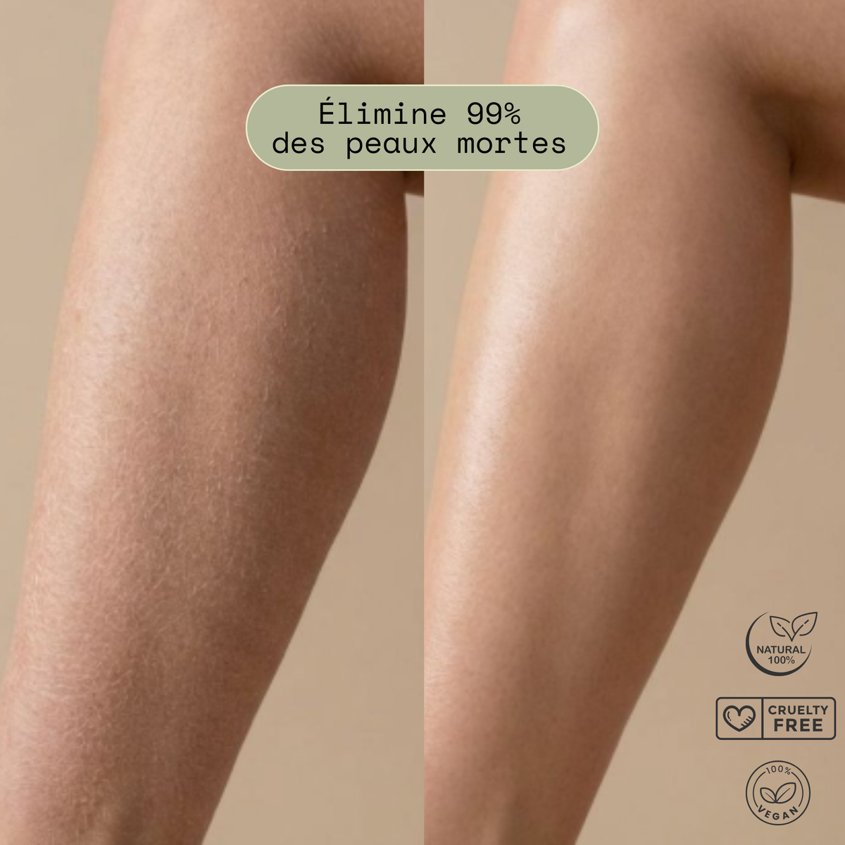 Gant exfoliant en soie